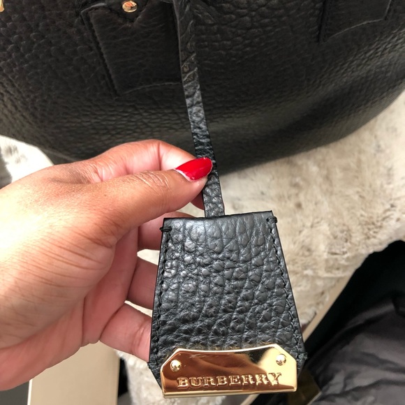 Authentic Burberry LL MD Black Handbag